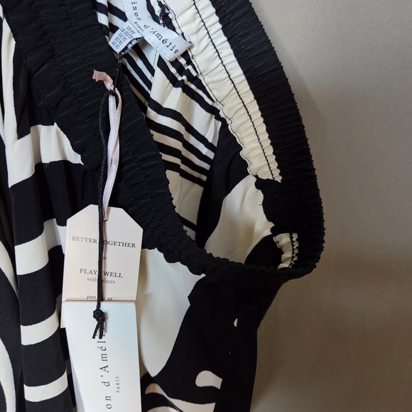 Black and White Women's Pants - Picture 4 of 7